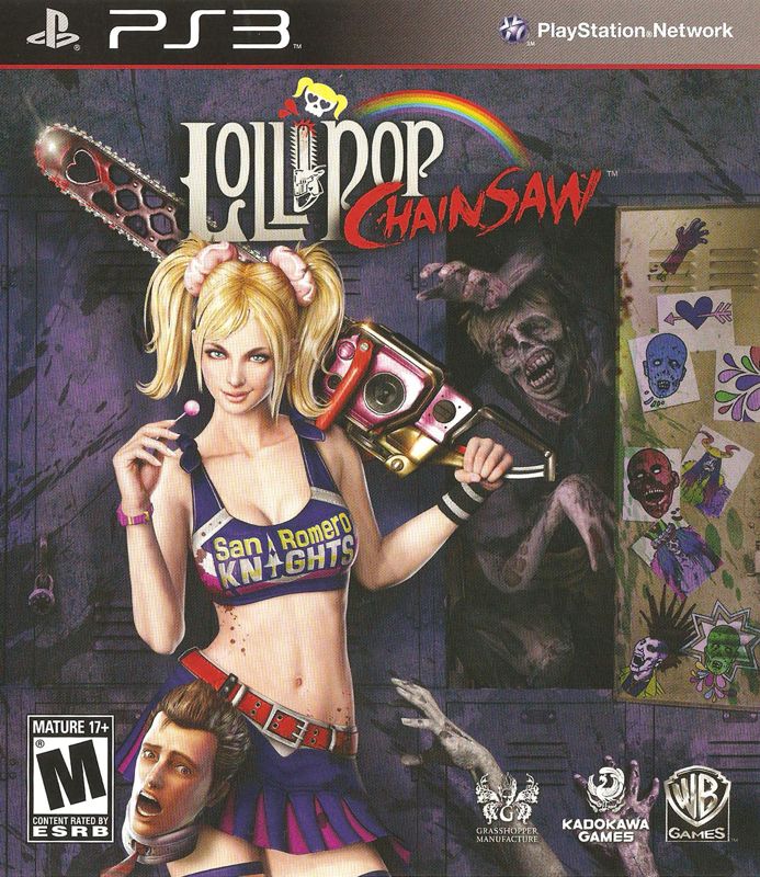 Lollipop Chainsaw box art for Playstation 3